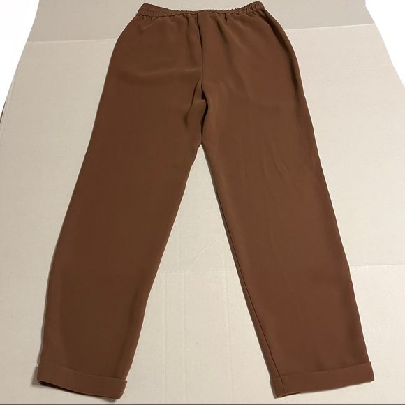 J. Crew women’s drawstring pants, 00, brown - Picture 2 of 8